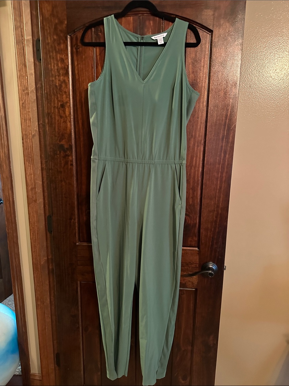 Athleta Brooklyn Olive Green Jumpsuit